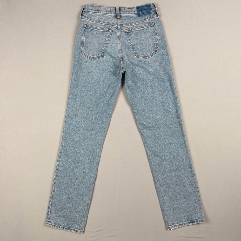 Abercrombie The Straight Mid Rise Jeans Size 25 NWT - Picture 2 of 5